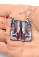 Girls at Piano Earrings